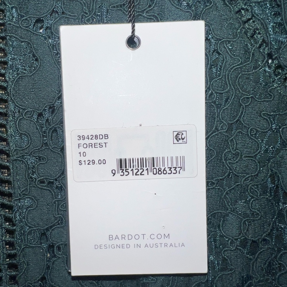 Bardot Dark Green Lace Midi Dress NWT✨ - Picture 15 of 17